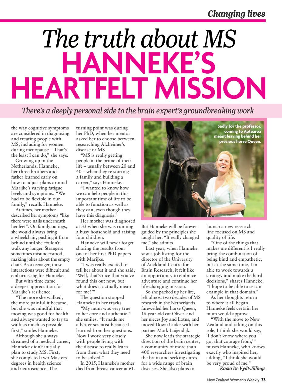 NZ Woman's Weekly Preview Pages