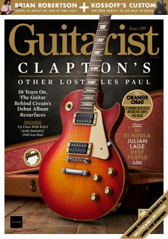 Guitarist issue August 2026