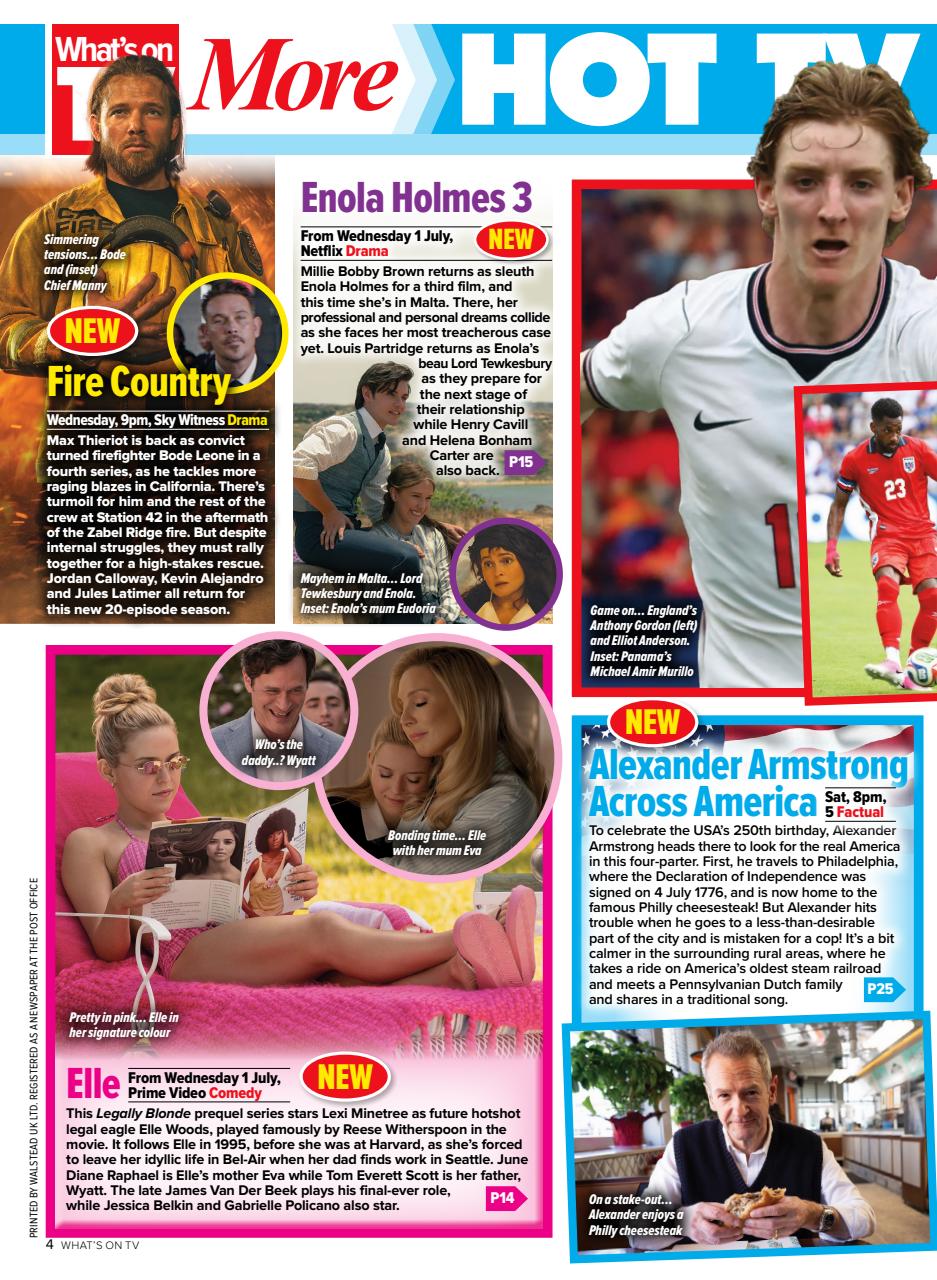 What's on TV Preview Pages