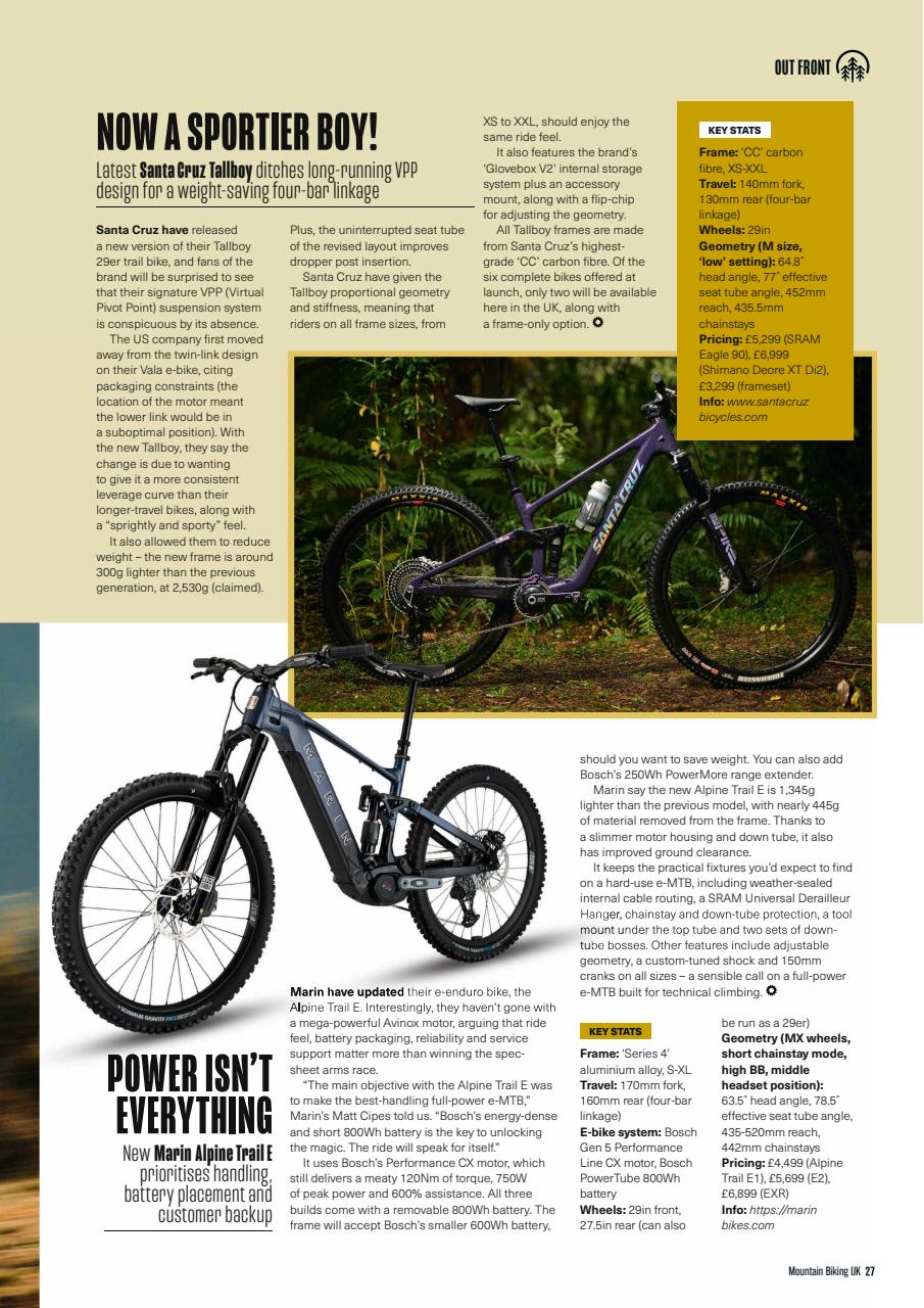 Mountain Biking UK Preview Pages