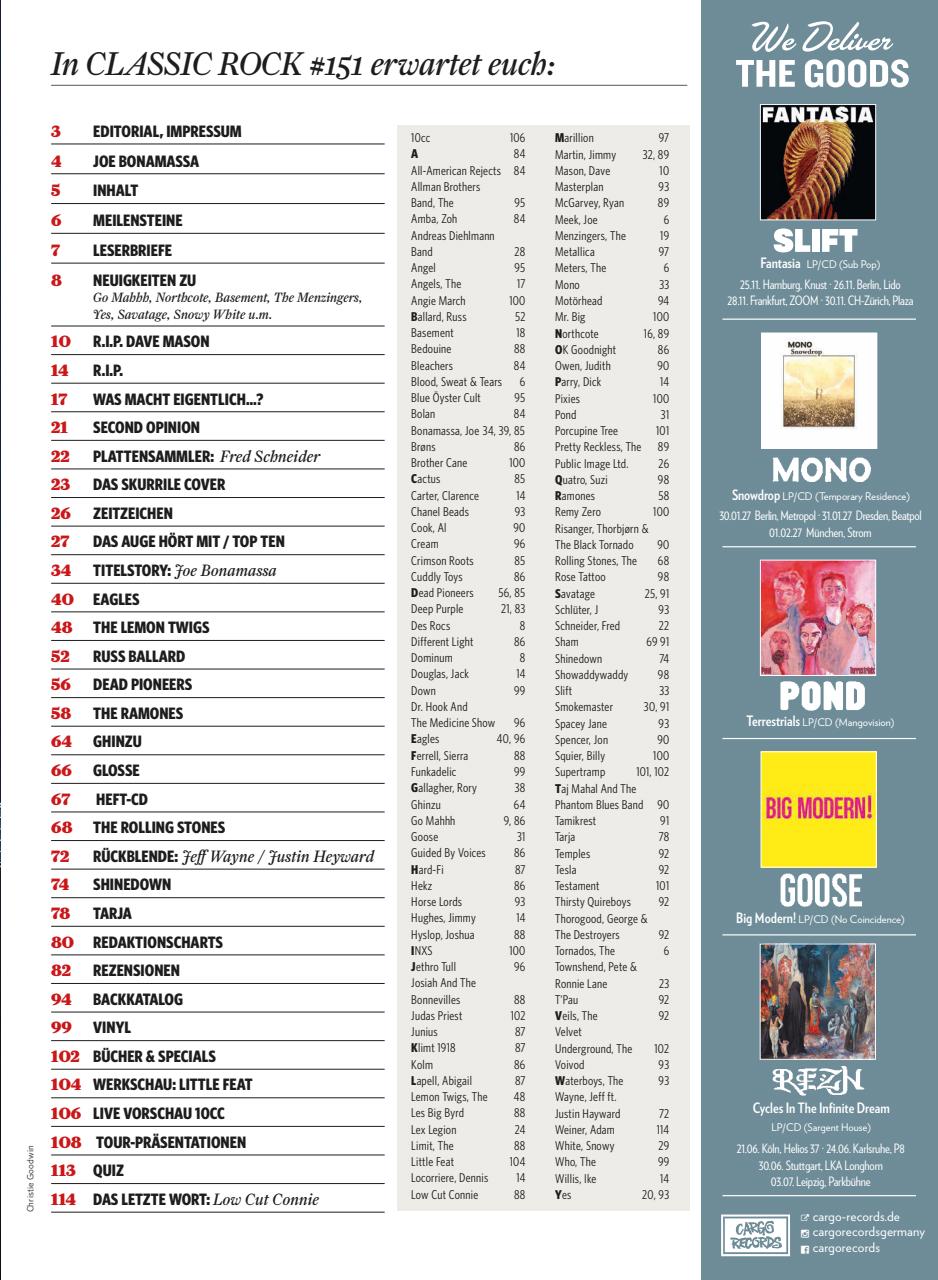 Classic Rock (DE) Preview Pages