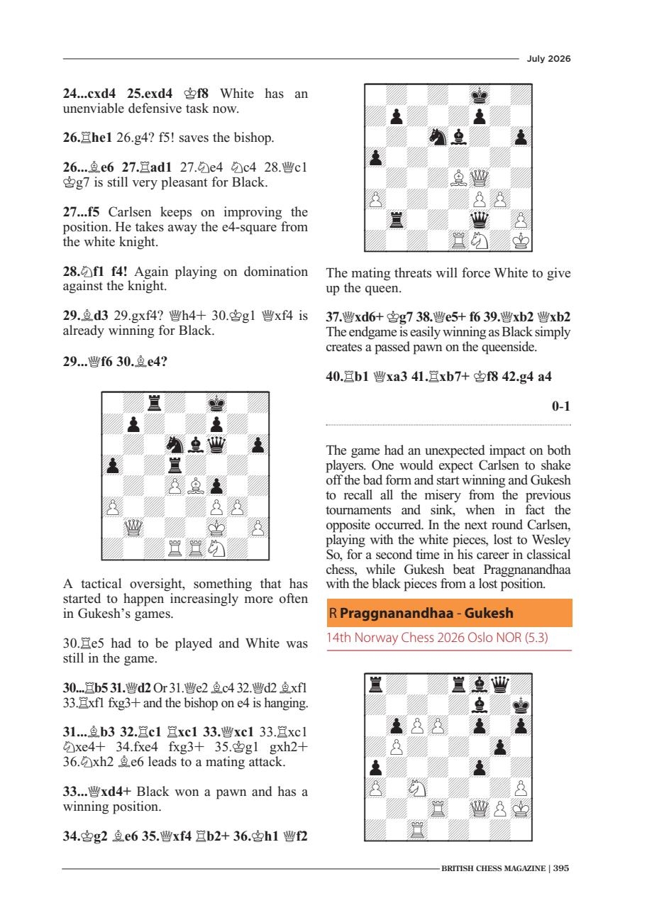 British Chess Magazine Preview Pages