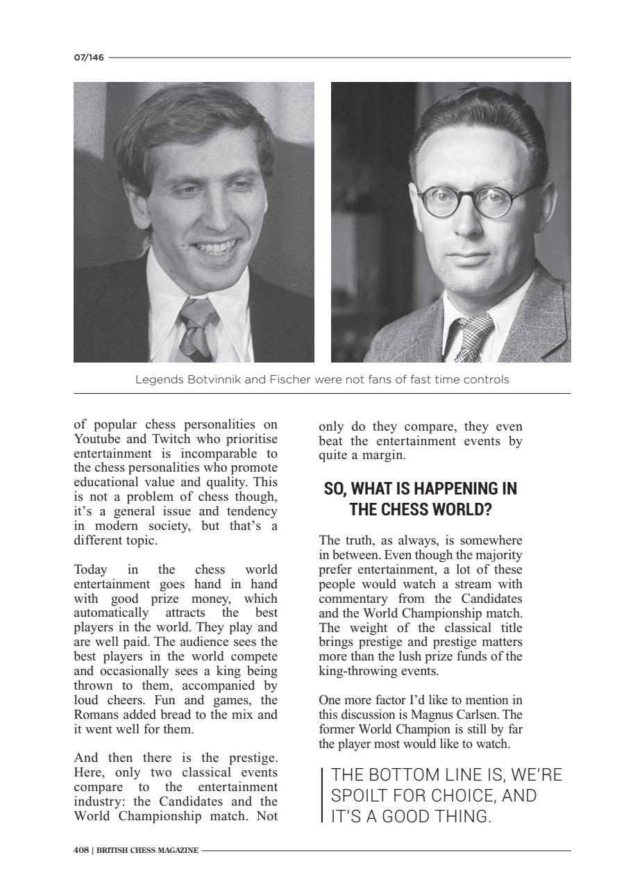 British Chess Magazine Preview Pages
