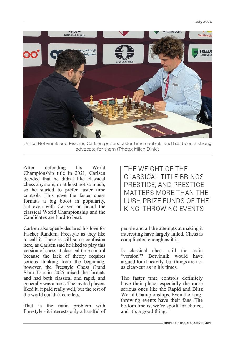 British Chess Magazine Preview Pages