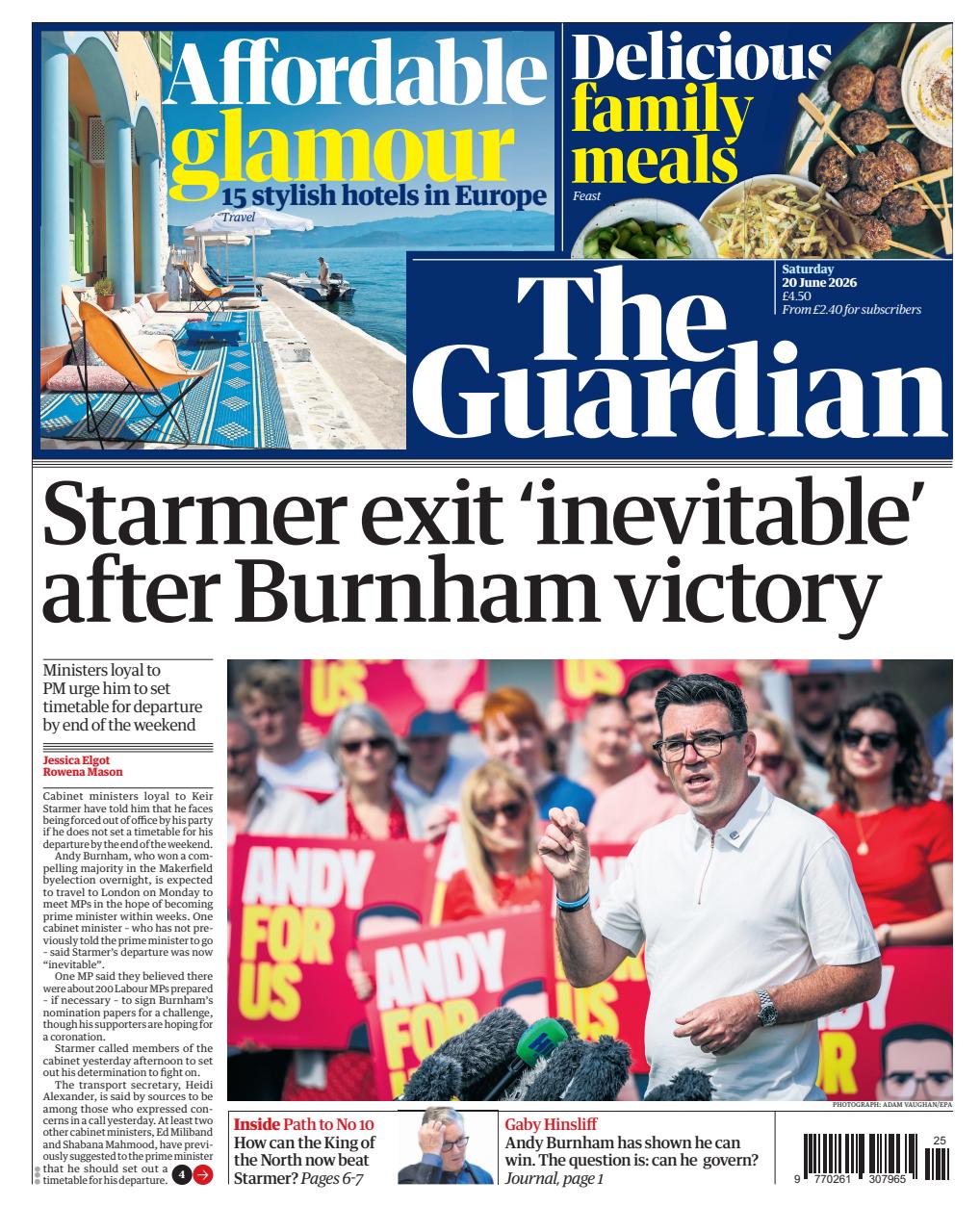 The Guardian Newspaper Preview Pages