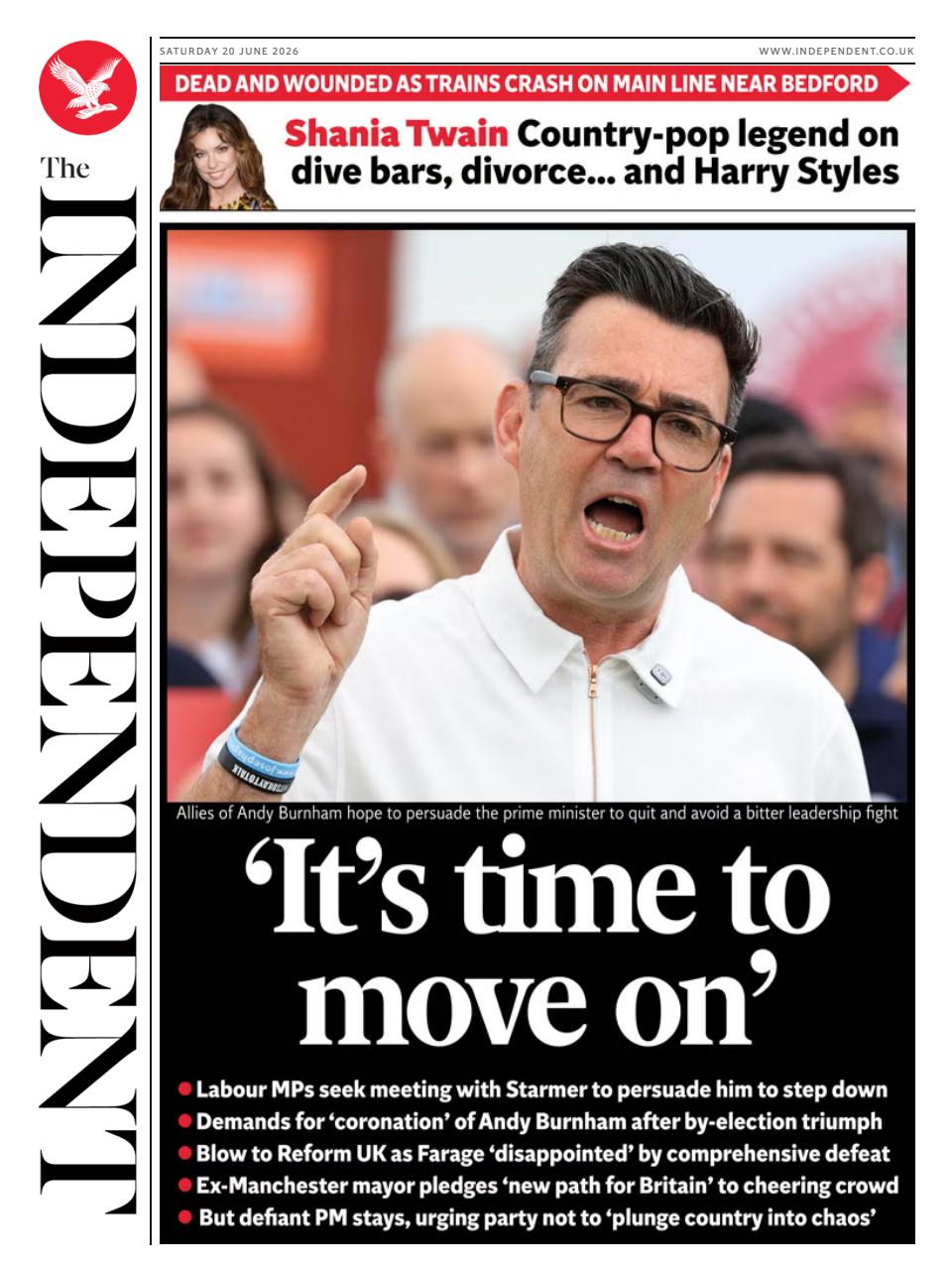 The Independent Daily Edition Newspaper Preview Pages