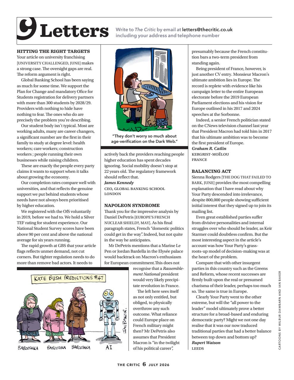 The Critic Preview Pages
