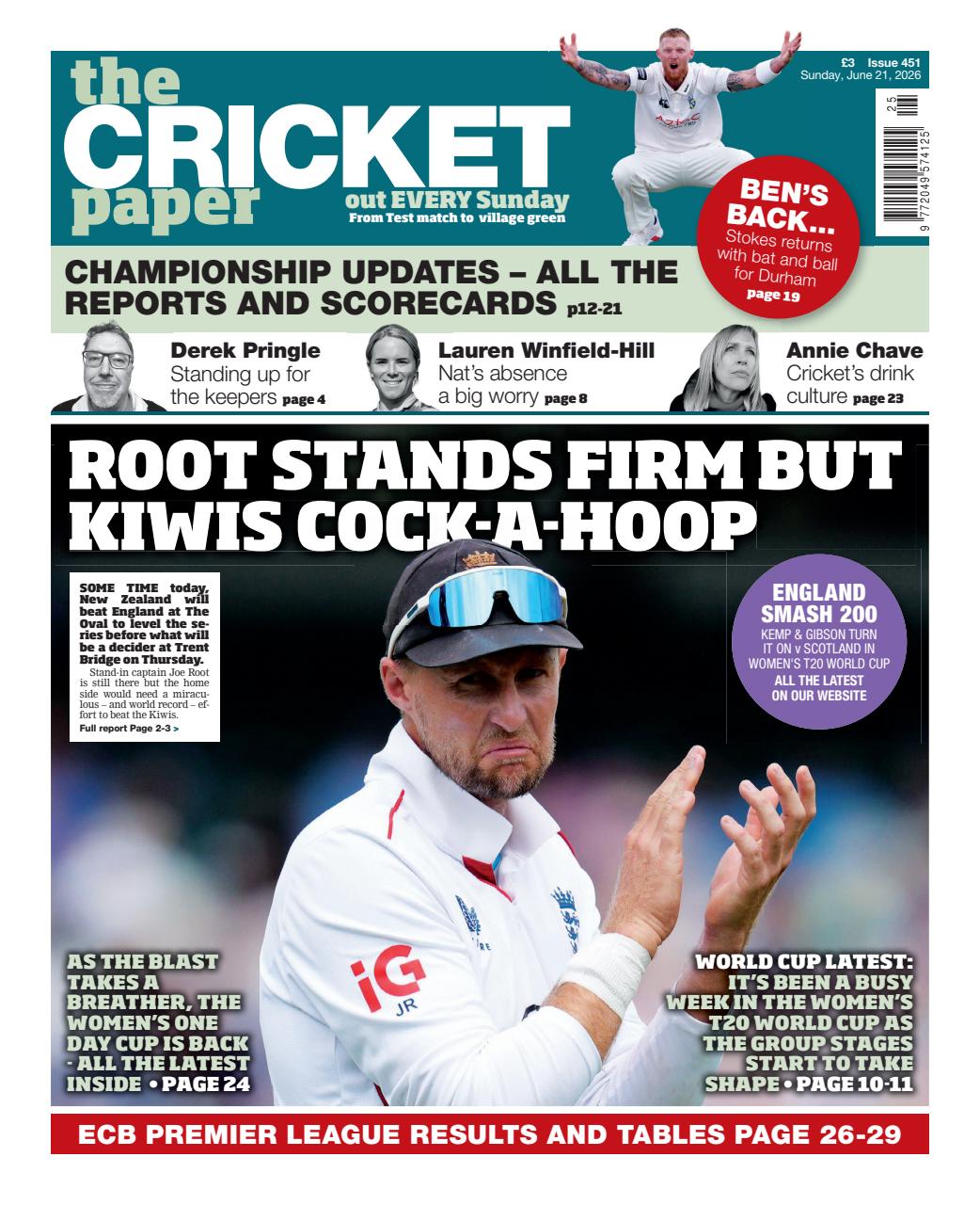 The Cricket Paper Preview Pages