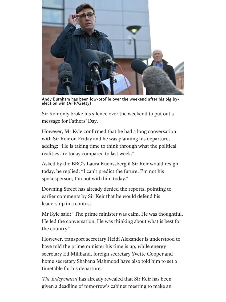 The Independent Daily Edition Newspaper Preview Pages