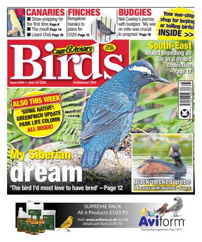 Cage & Aviary Birds issue 24th June 2026
