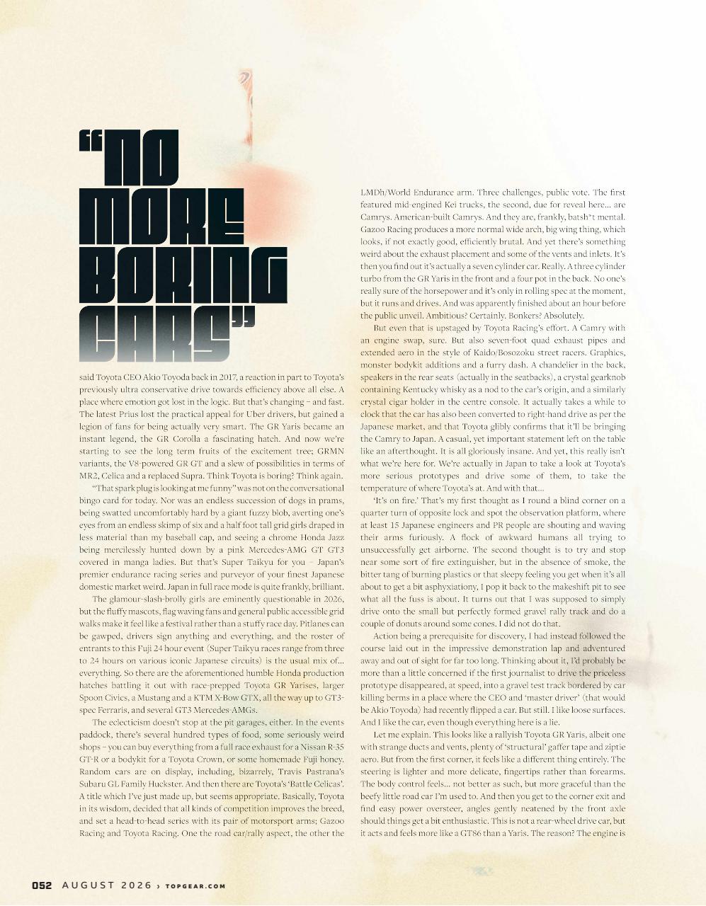 BBC Top Gear Magazine Preview Pages