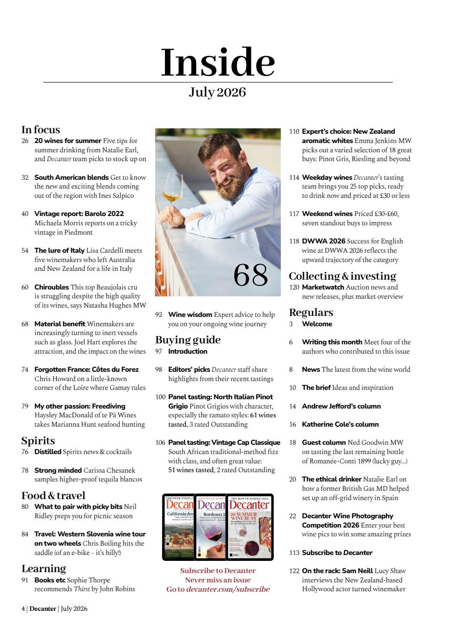 Decanter Preview Pages
