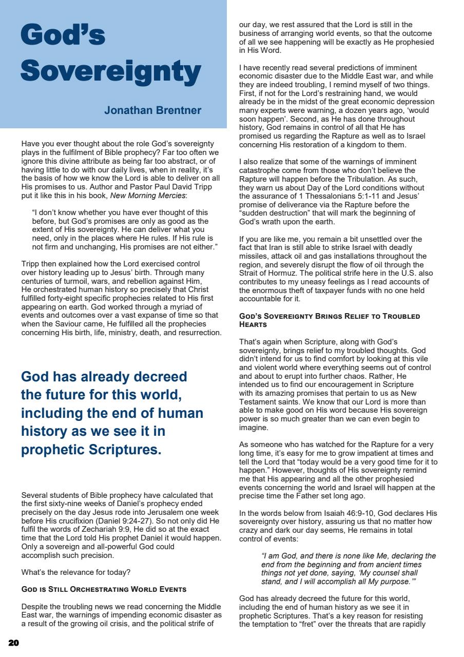 Prophetic Witness Preview Pages