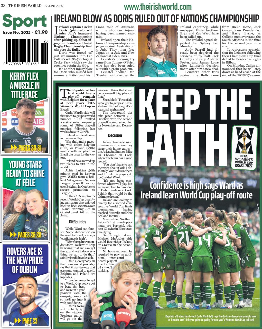 Irish World Preview Pages