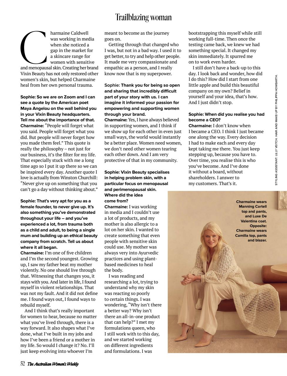 Australian Women's Weekly Preview Pages