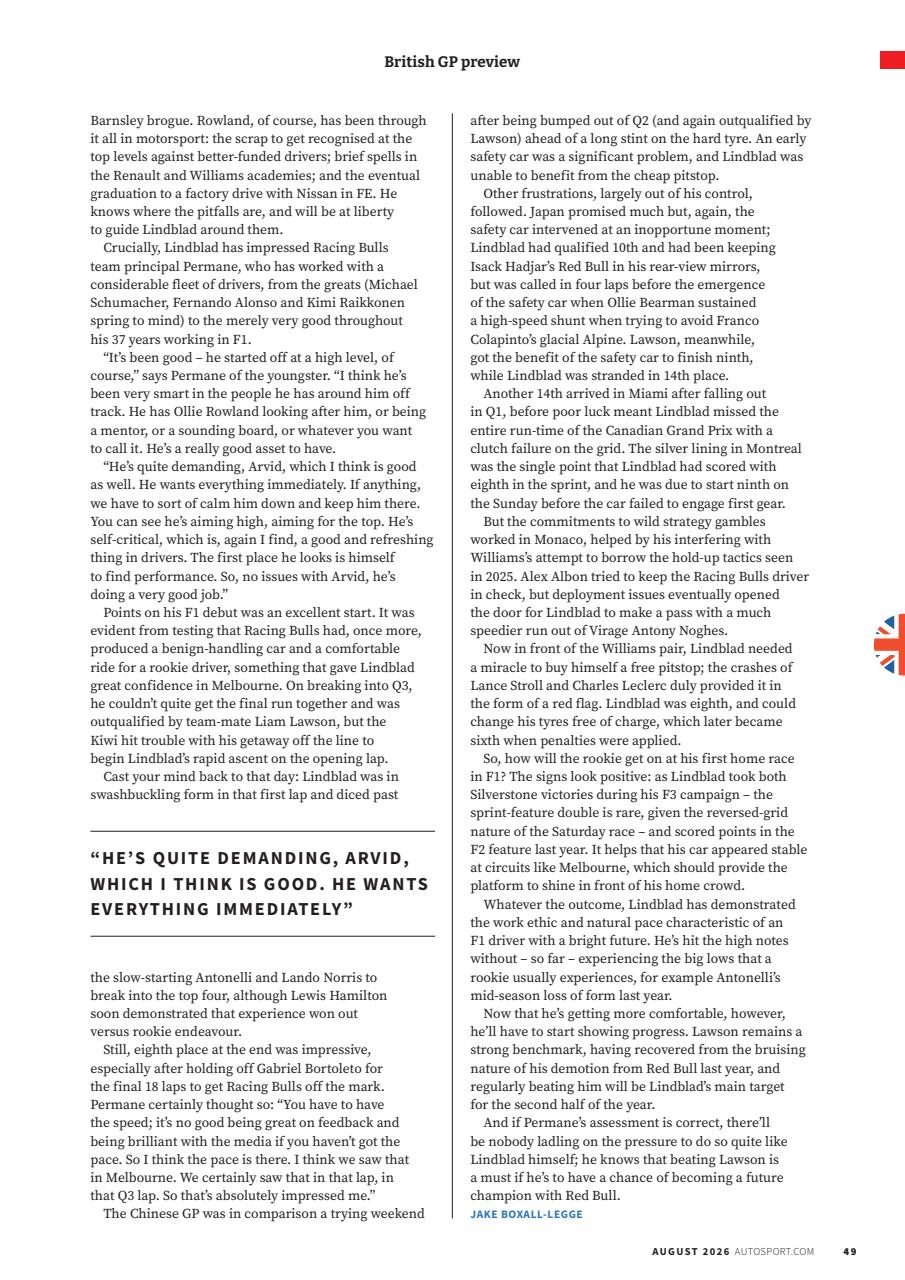 Autosport Preview Pages