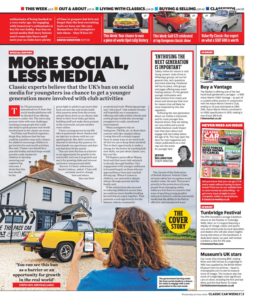 Classic Car Weekly Preview Pages