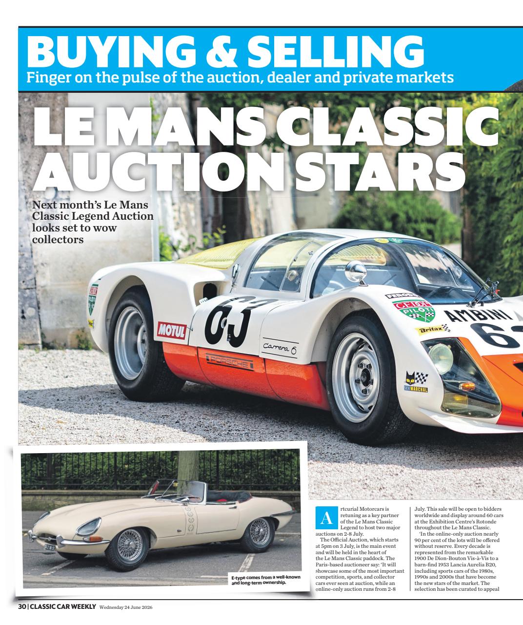 Classic Car Weekly Preview Pages