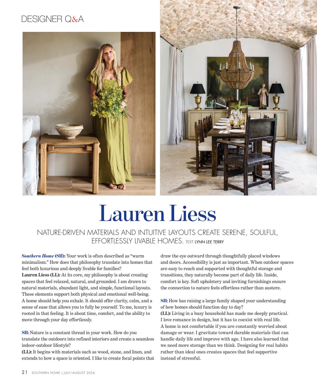 Southern Home Preview Pages