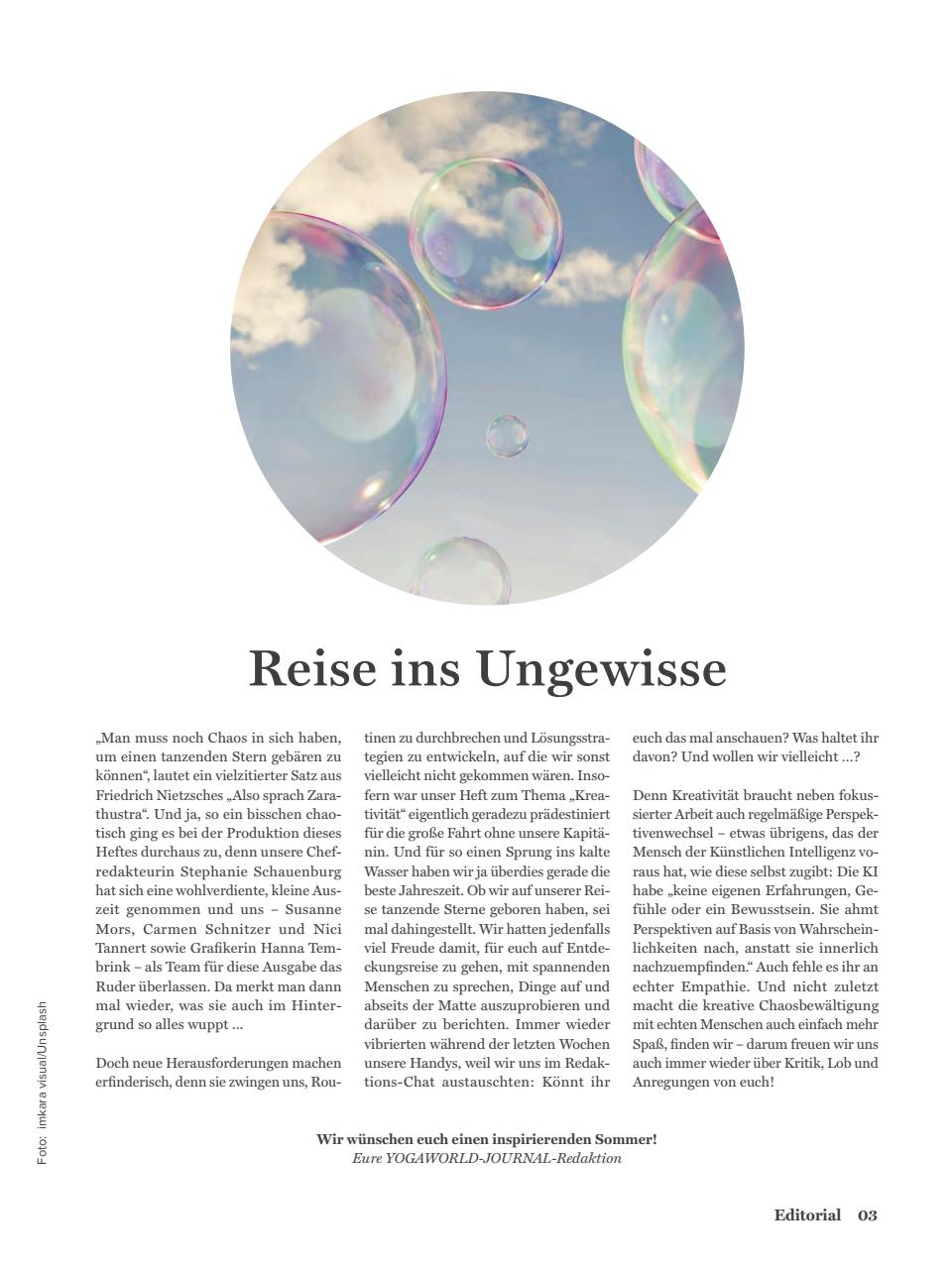 Yoga World Preview Pages