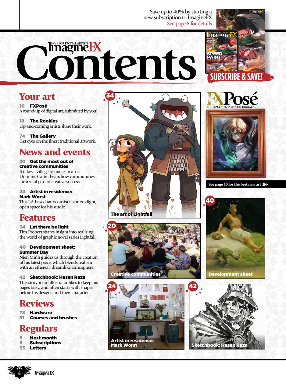 ImagineFX Preview Pages