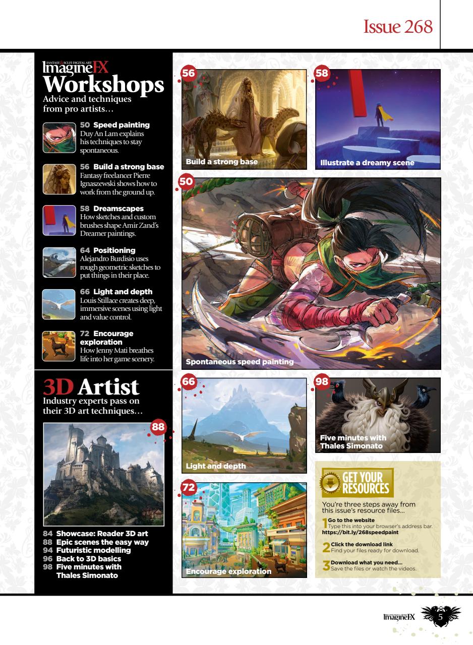 ImagineFX Preview Pages
