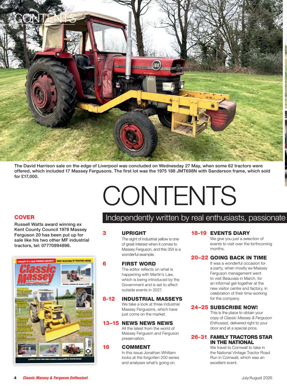 Classic Massey Preview Pages