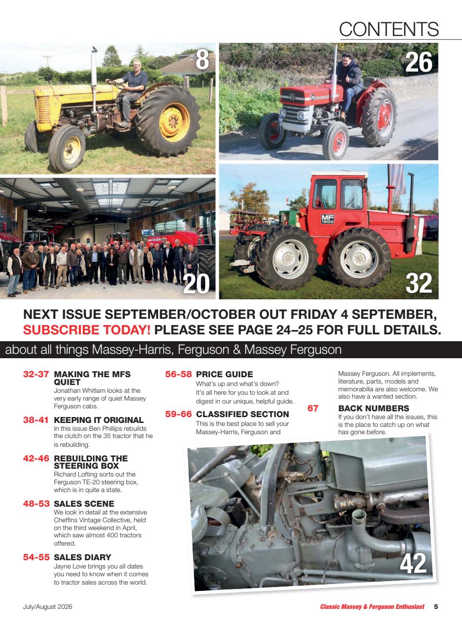 Classic Massey Preview Pages
