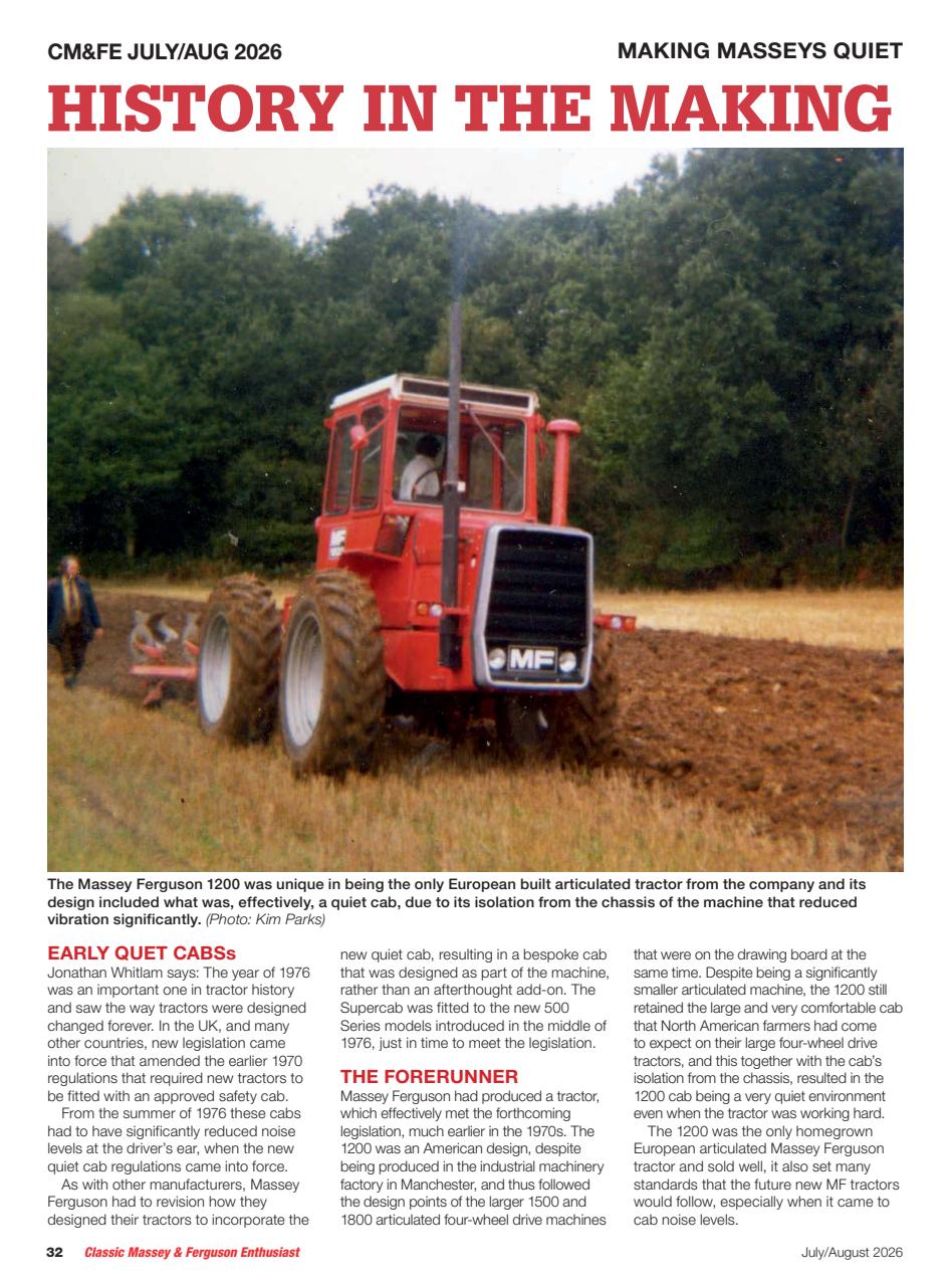 Classic Massey Preview Pages
