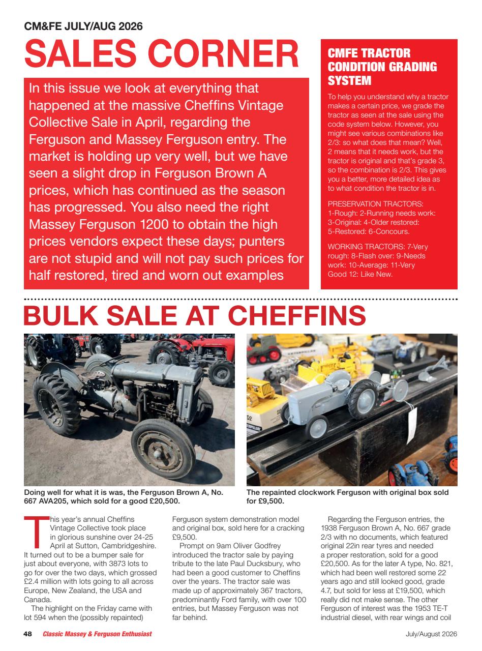 Classic Massey Preview Pages