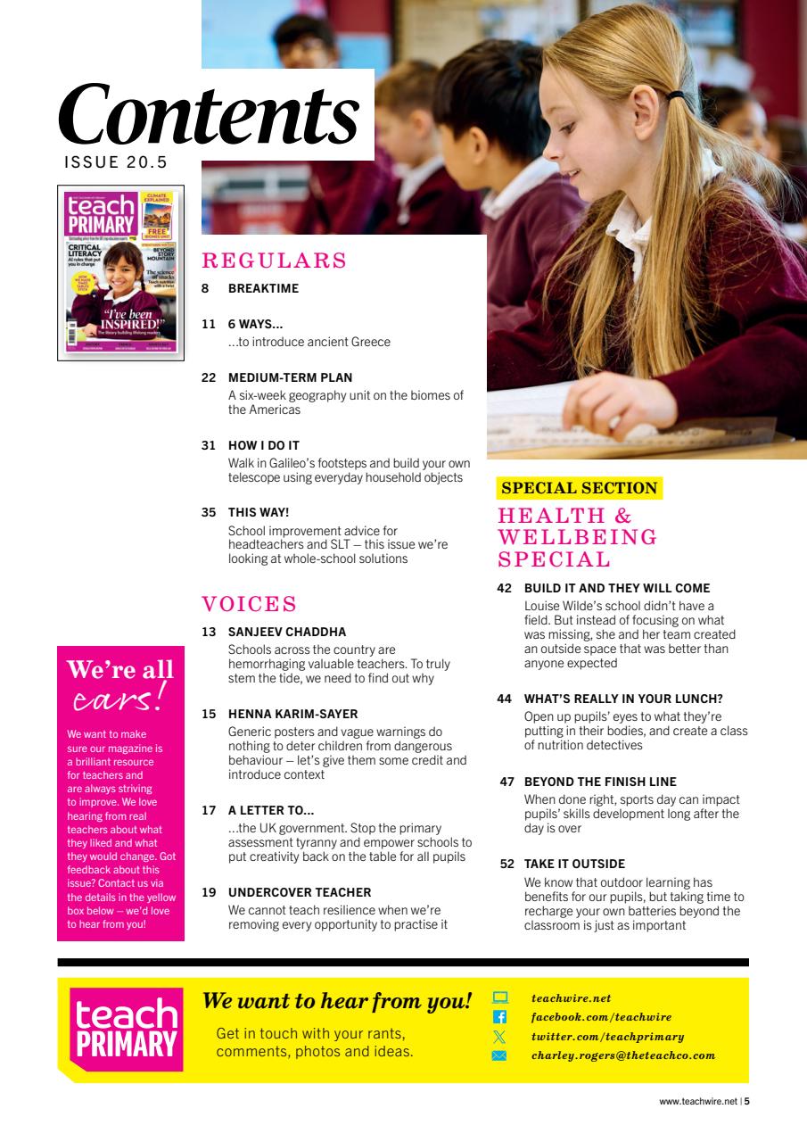 Teach Primary Preview Pages