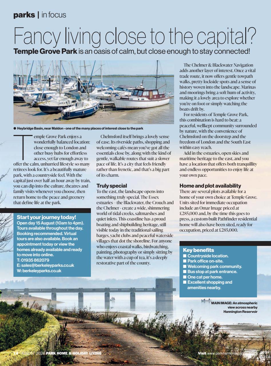 Park Home & Holiday Living Preview Pages