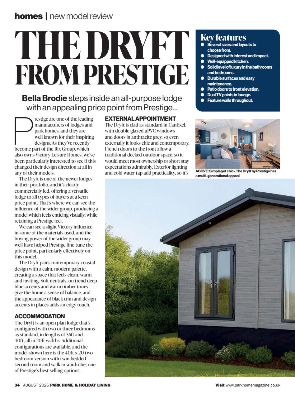 Park Home & Holiday Living Preview Pages