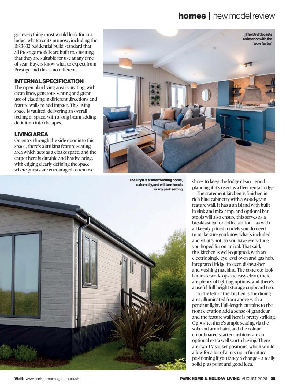 Park Home & Holiday Living Preview Pages