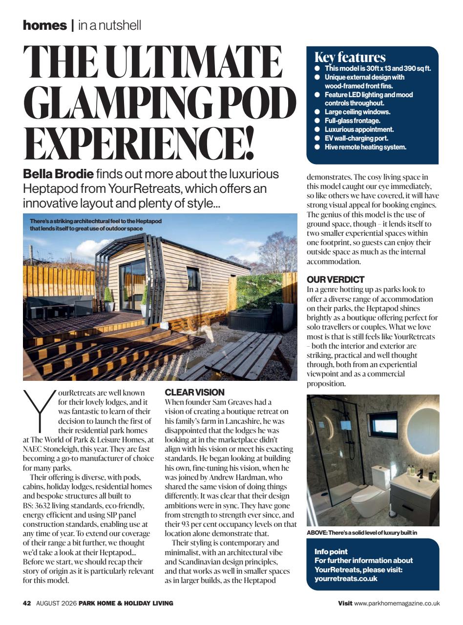 Park Home & Holiday Living Preview Pages