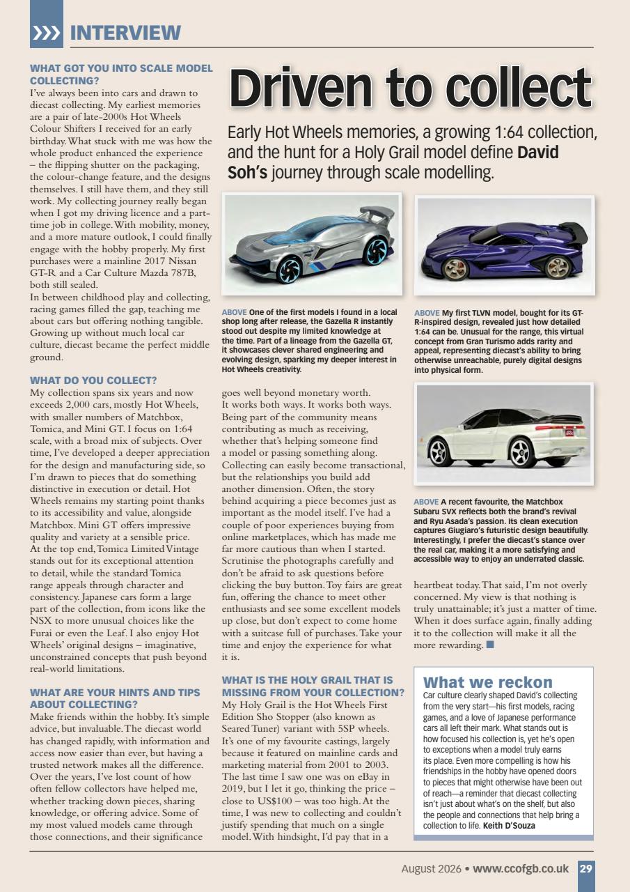 Diecast Collector Preview Pages