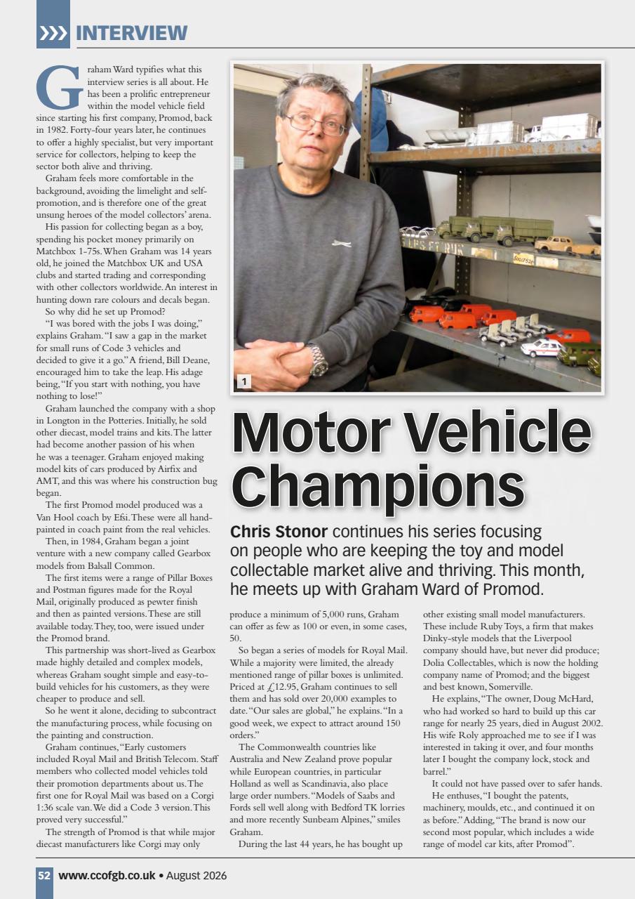 Diecast Collector Preview Pages