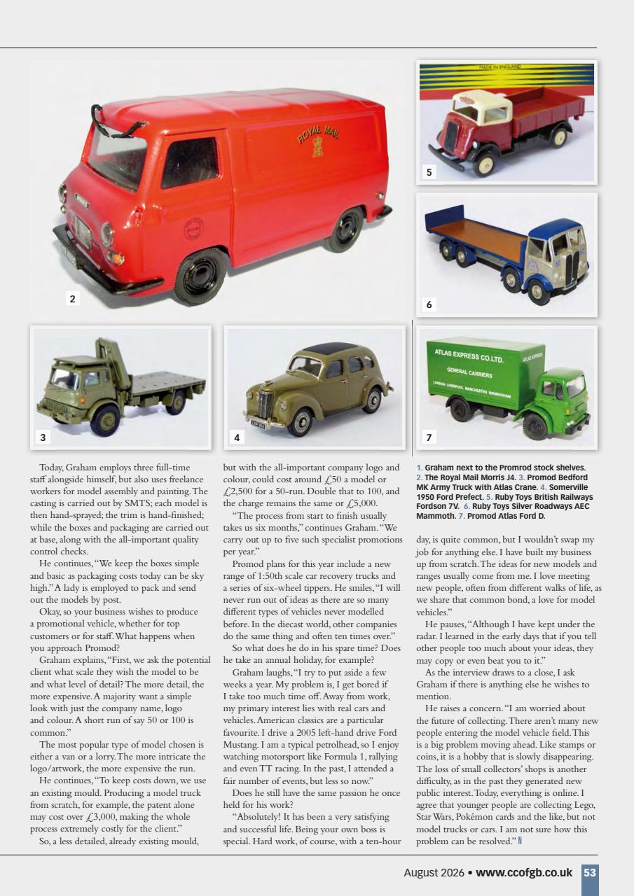 Diecast Collector Preview Pages