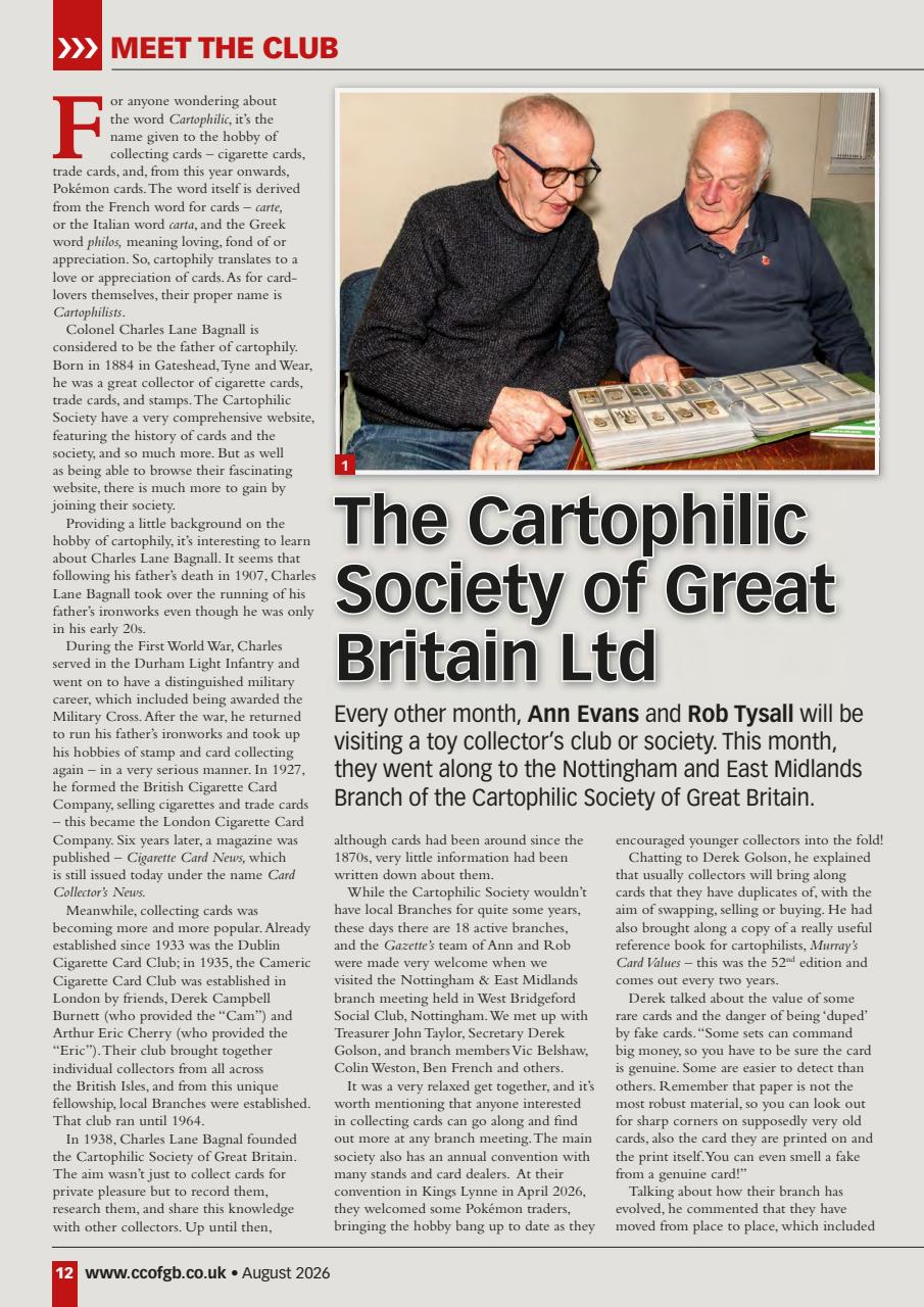 Collectors Gazette Preview Pages