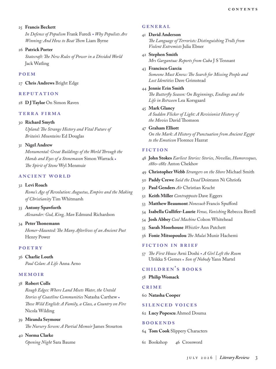 Literary Review Preview Pages