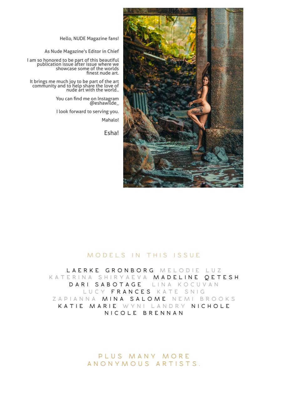 NUDE Magazine Preview Pages