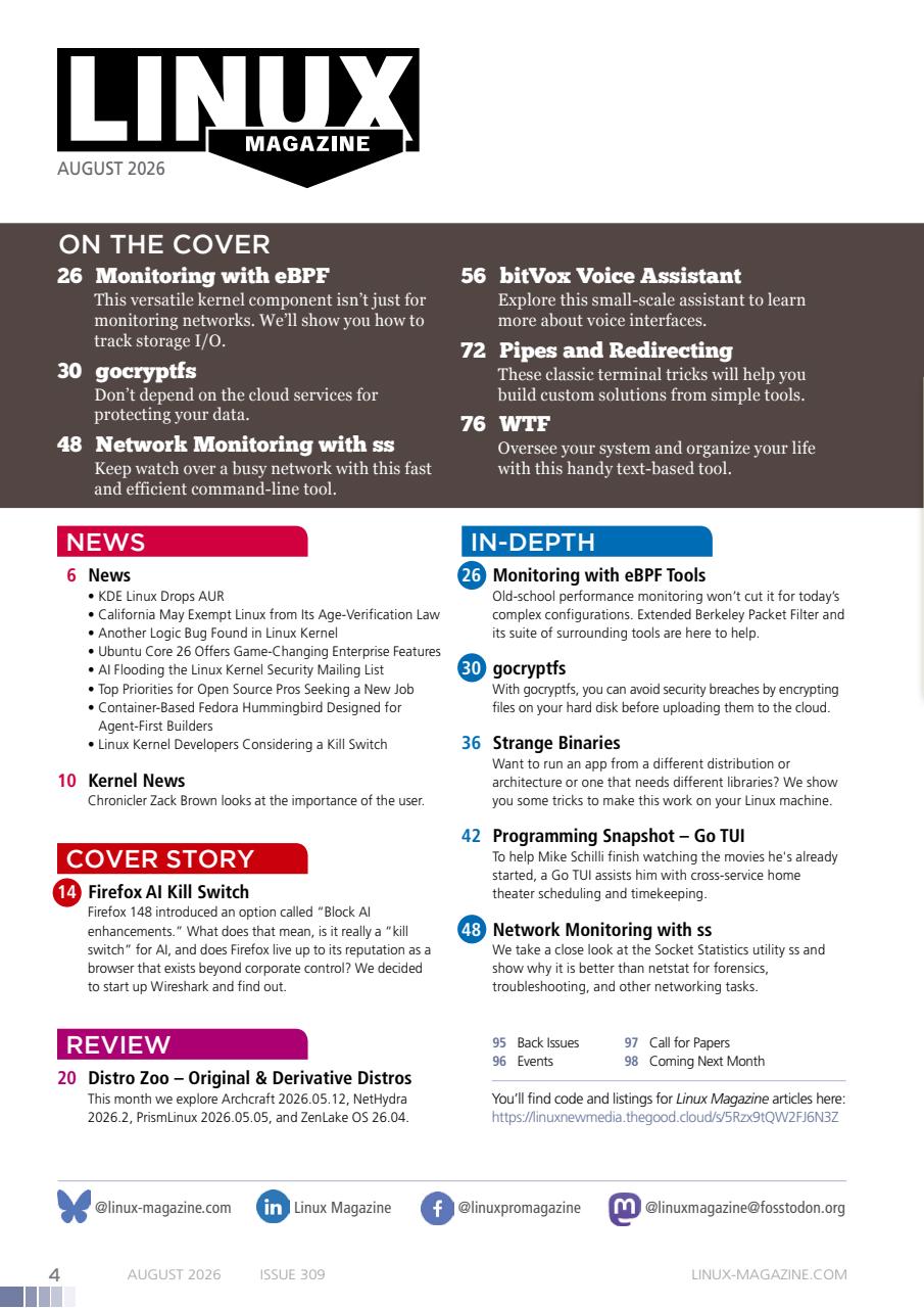 Linux Magazine Preview Pages