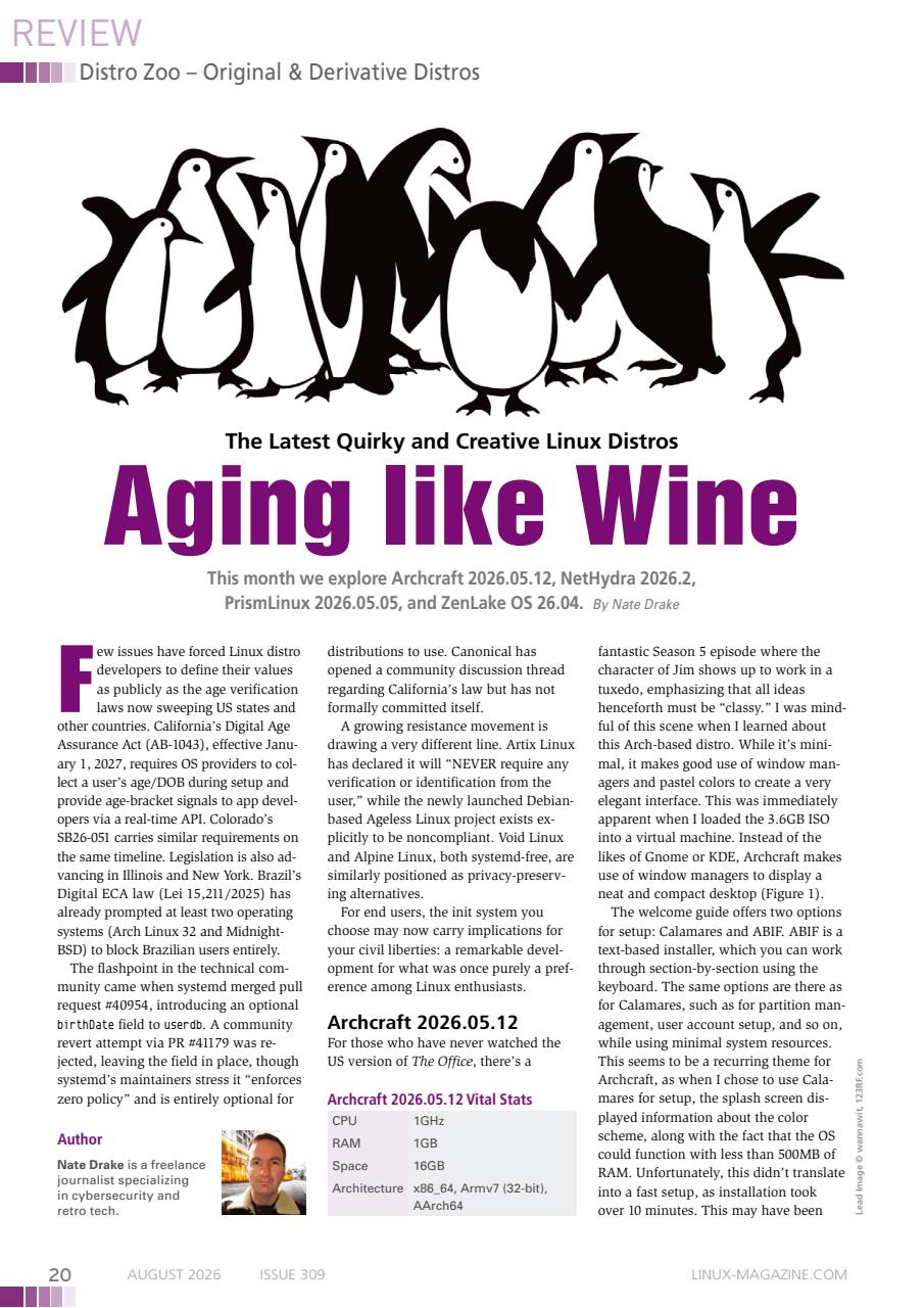Linux Magazine Preview Pages