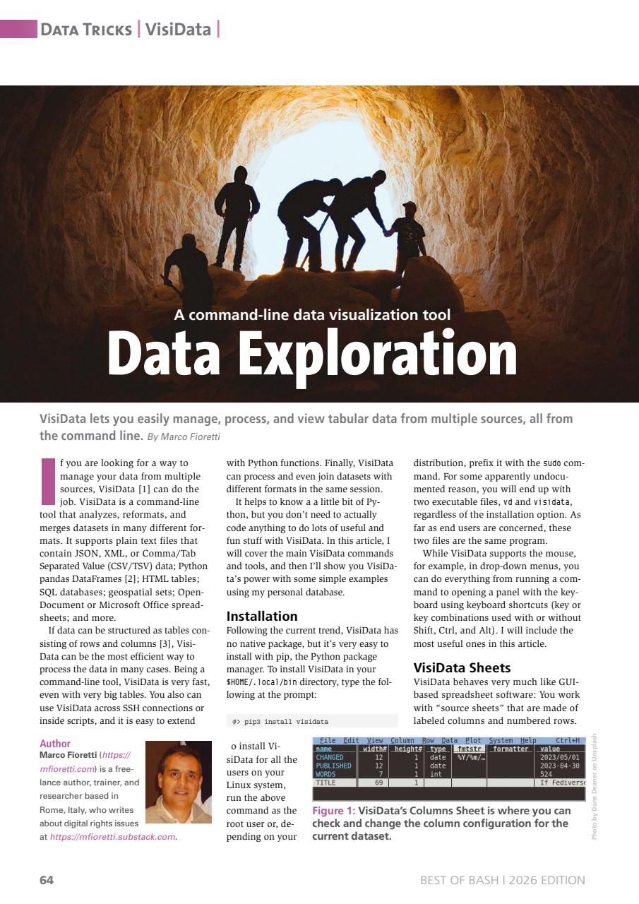 ADMIN Magazine Preview Pages