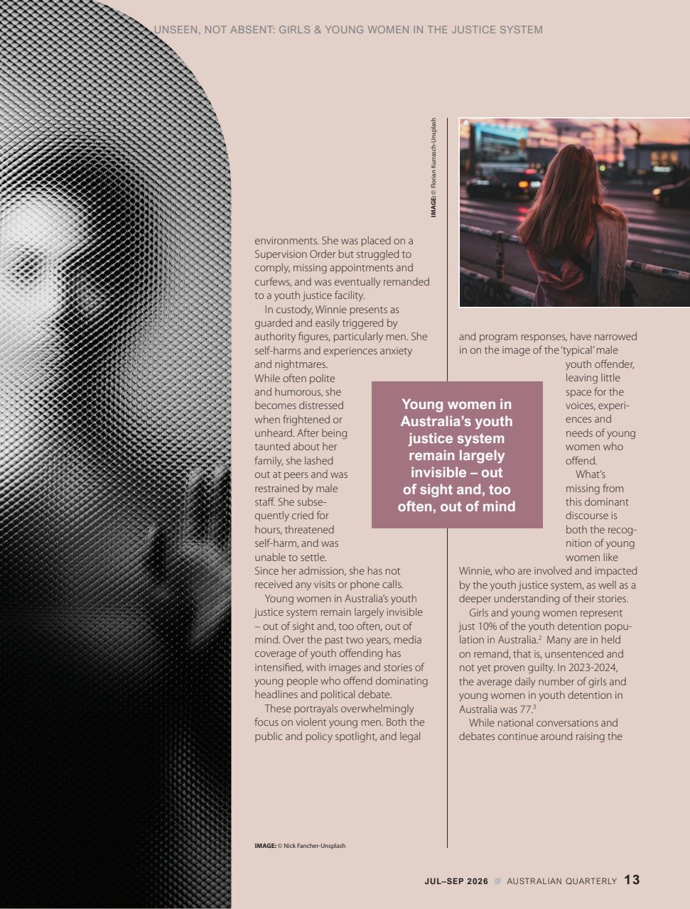 AQ: Australian Quarterly Preview Pages