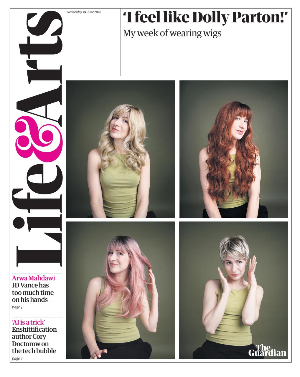 The Guardian Newspaper Preview Pages