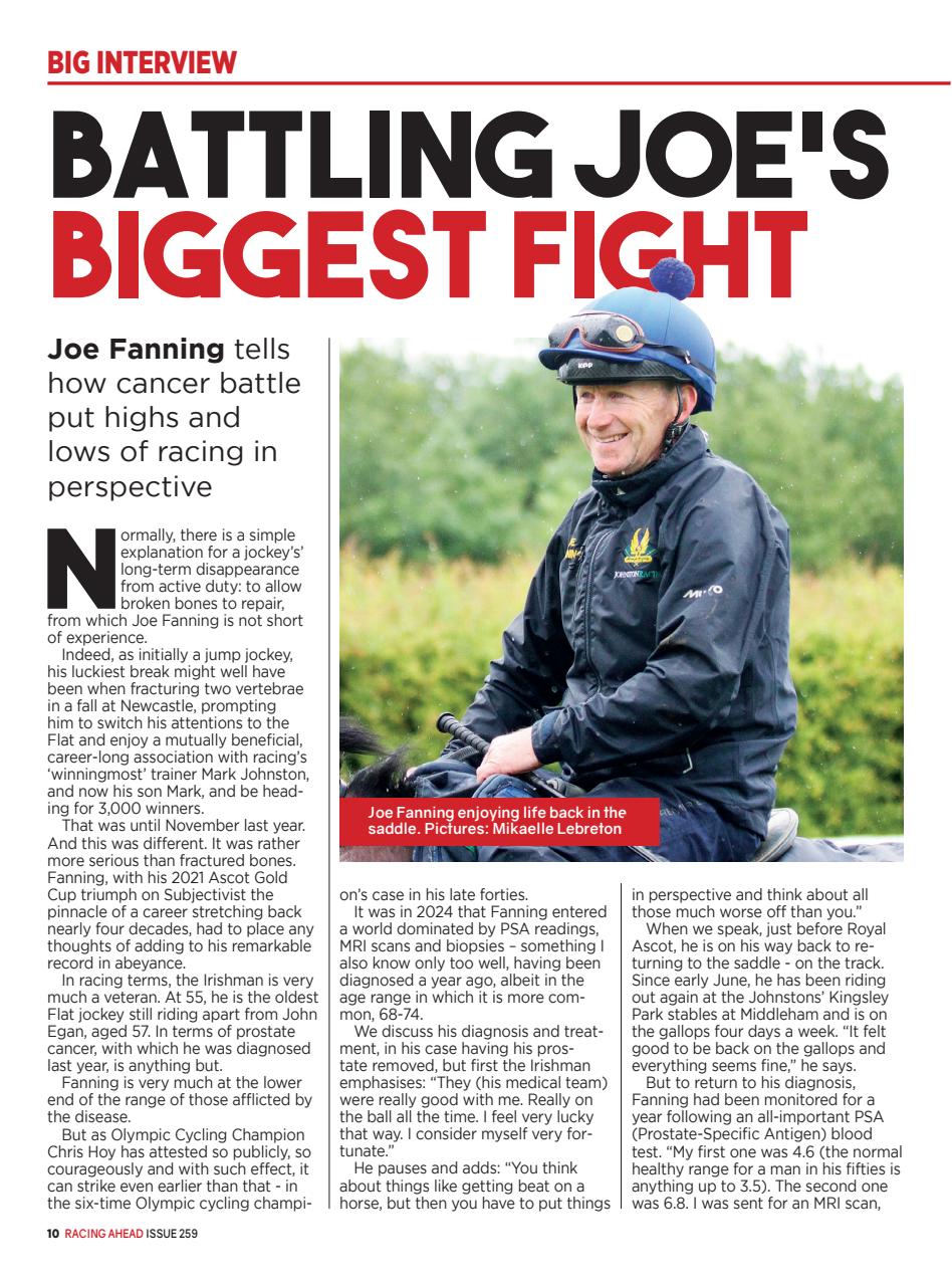 Racing Ahead Preview Pages
