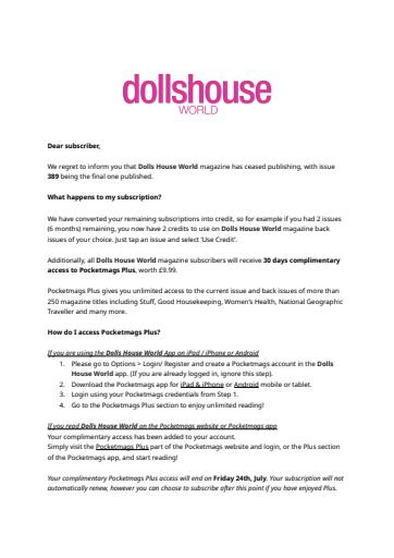 Dolls House World issue 