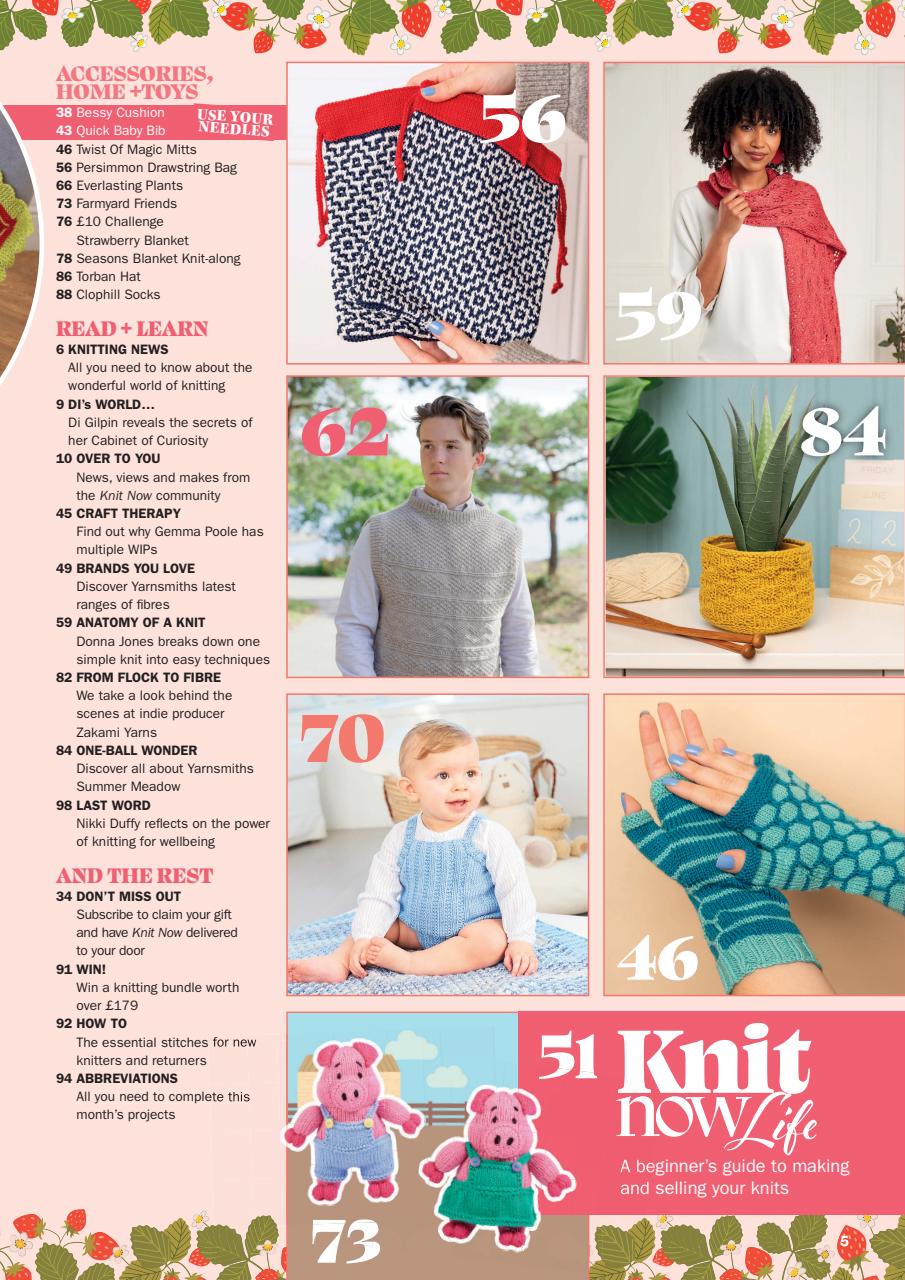 Knit Now Preview Pages