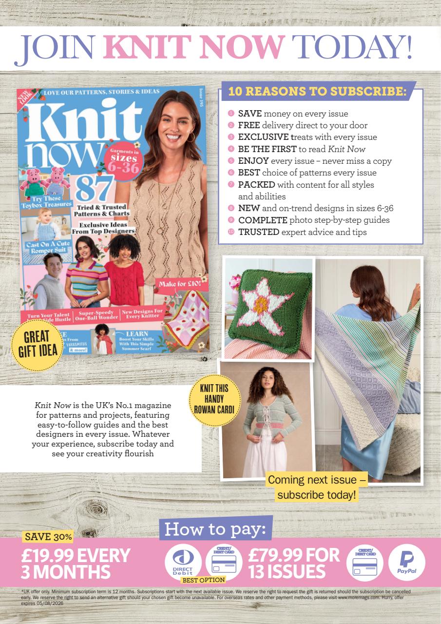Knit Now Preview Pages